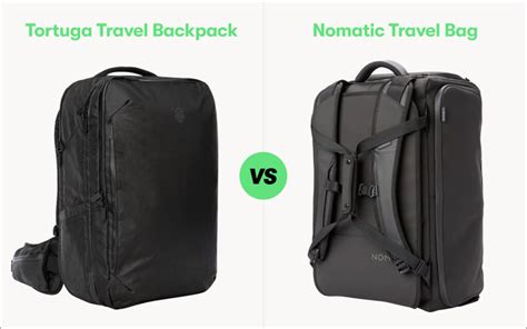 nomatic travel bag vs tortuga.